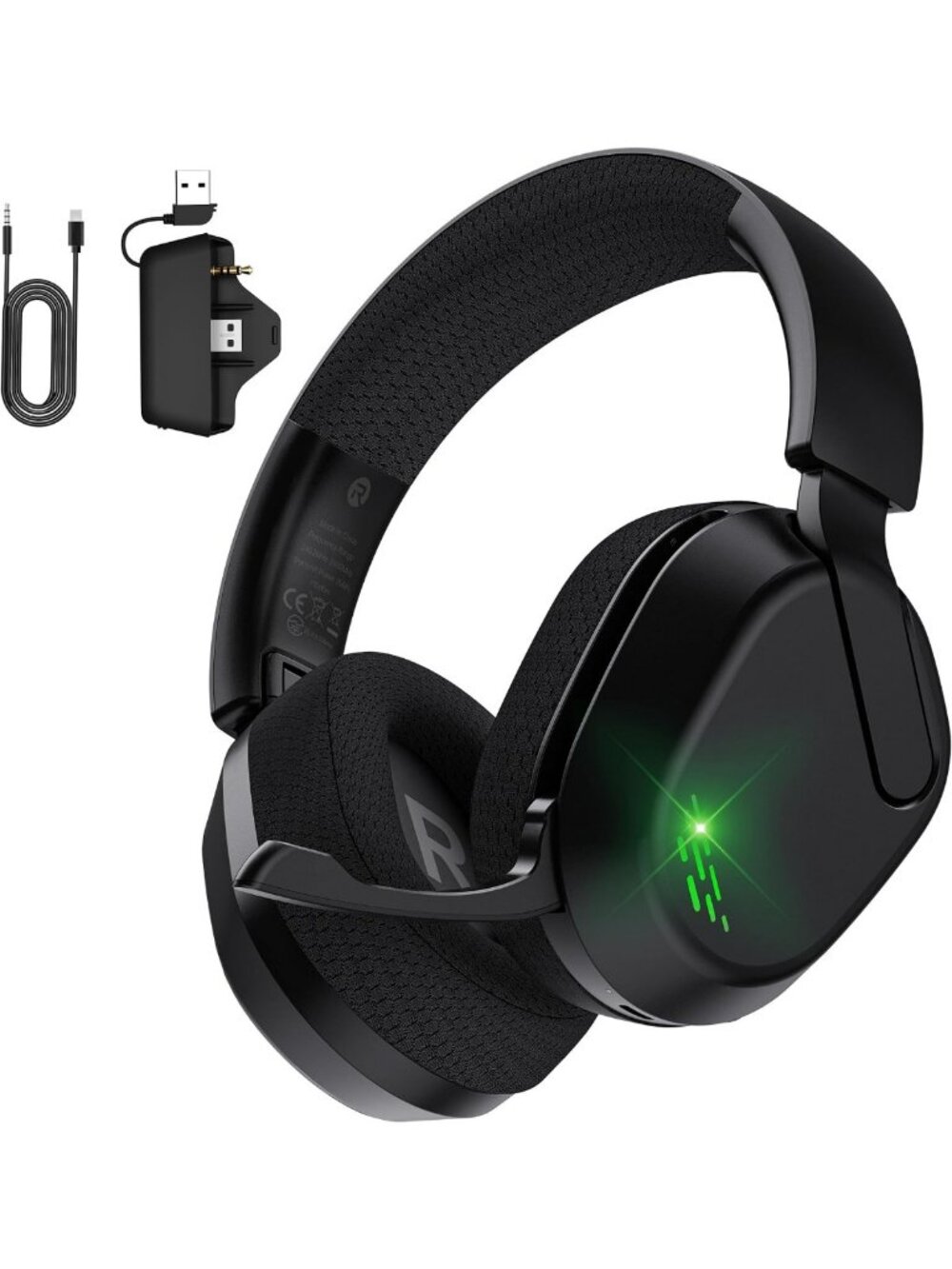 Wireless Gaming Headset for Xbox & PS5 - Immersive Sound, Comfortable Fit, Black